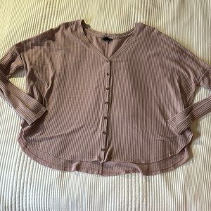 Urban Outfitters • Out From Under • Rose Color • Button Up Sweater • Size XL